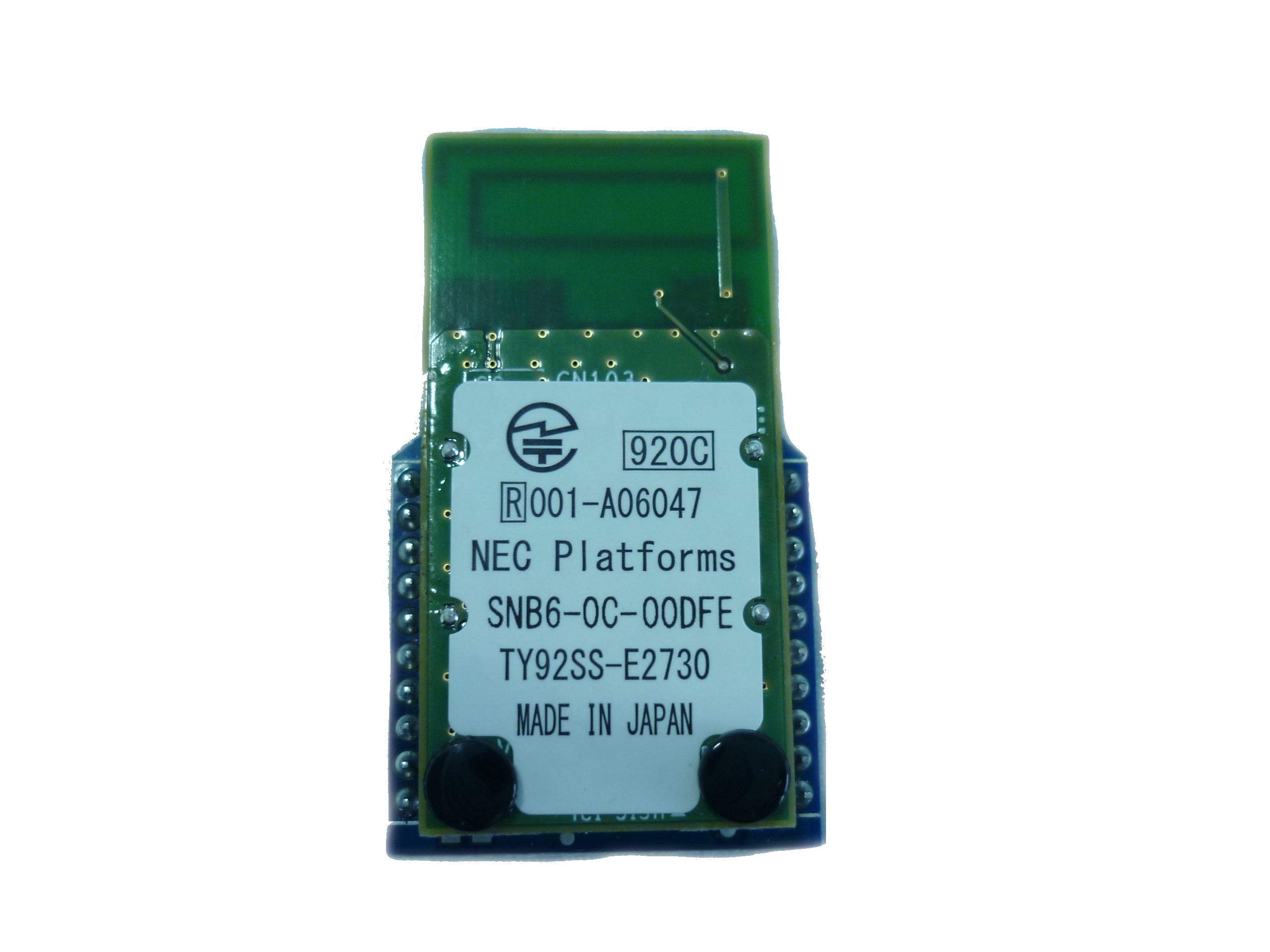 無線機器用通信ボード 型式:ZR16K